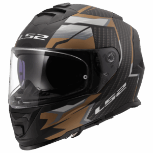 CASCO LS2 FF800 STORM TRACKER NEGRO / ORO