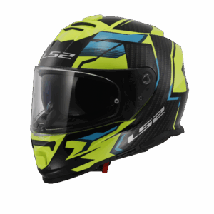 CASCO LS2 FF800 STORM TRACKER NEGRO / AMARILLO FLUOR