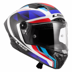 CASCO LS2 FF805 THUNDER GP AERO RAUTE BLUE RED