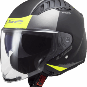 CASCO LS2 OF600 COPTER II URBANE NEGRO AMARILLO FLUOR