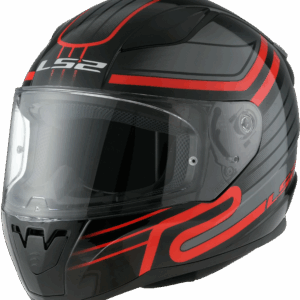 CASCO LS2 FF353 RAPID II CIRCUIT NEGRO / ROJO