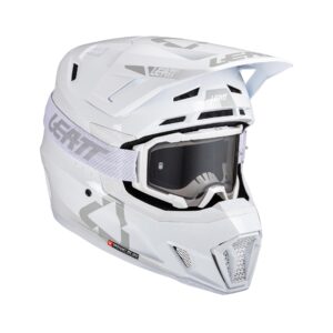 Casco Kit Moto LEATT  7.5 V26 BLANCO