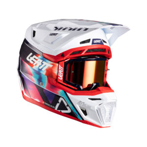 Casco Kit Moto LEATT  8.5 V26 Royal Rojo